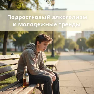 Подростковый алкоголизм и молодежные тренды