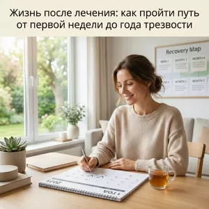 Жизнь после лечения: как пройти путь от первой недели до года трезвости