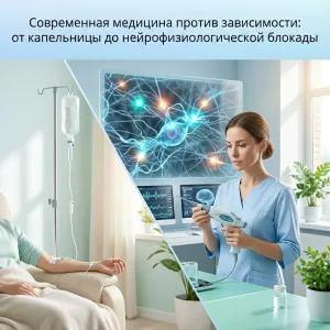 Современная медицина против зависимости: от капельницы до нейрофизиологической блокады